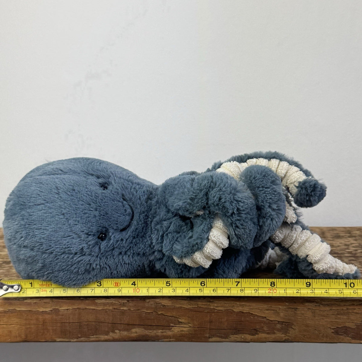 Jellycat Little Storm Octopus - Retired Small Dark Blue/Teal Octopus Soft Toy 8”