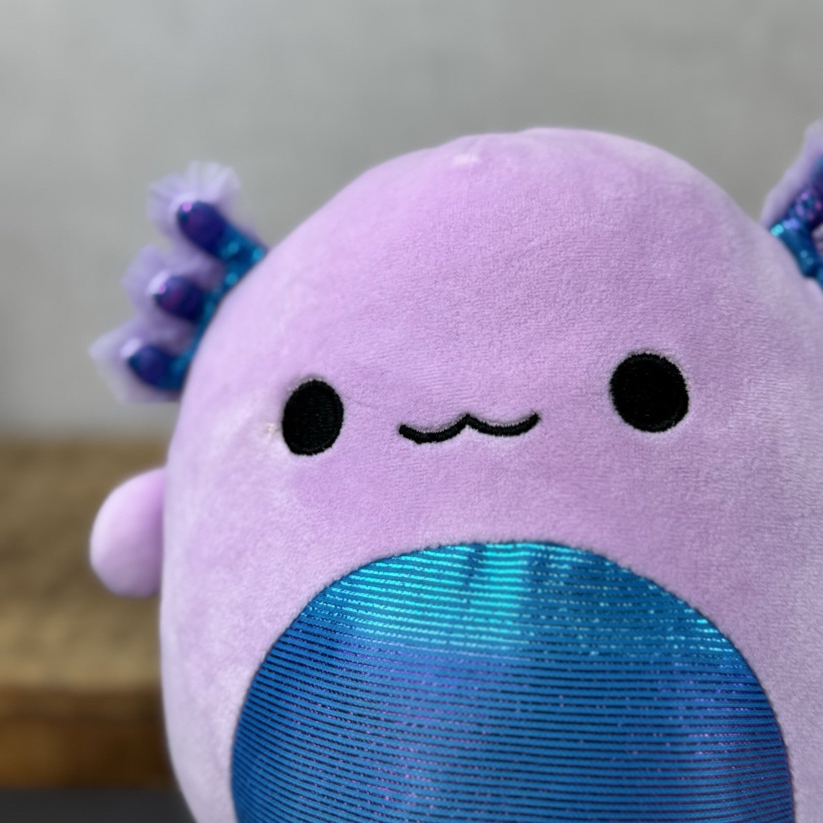 Squishmallow Monica The Axolotl 7" Purple Sea Creature Stuffed Toy Retired