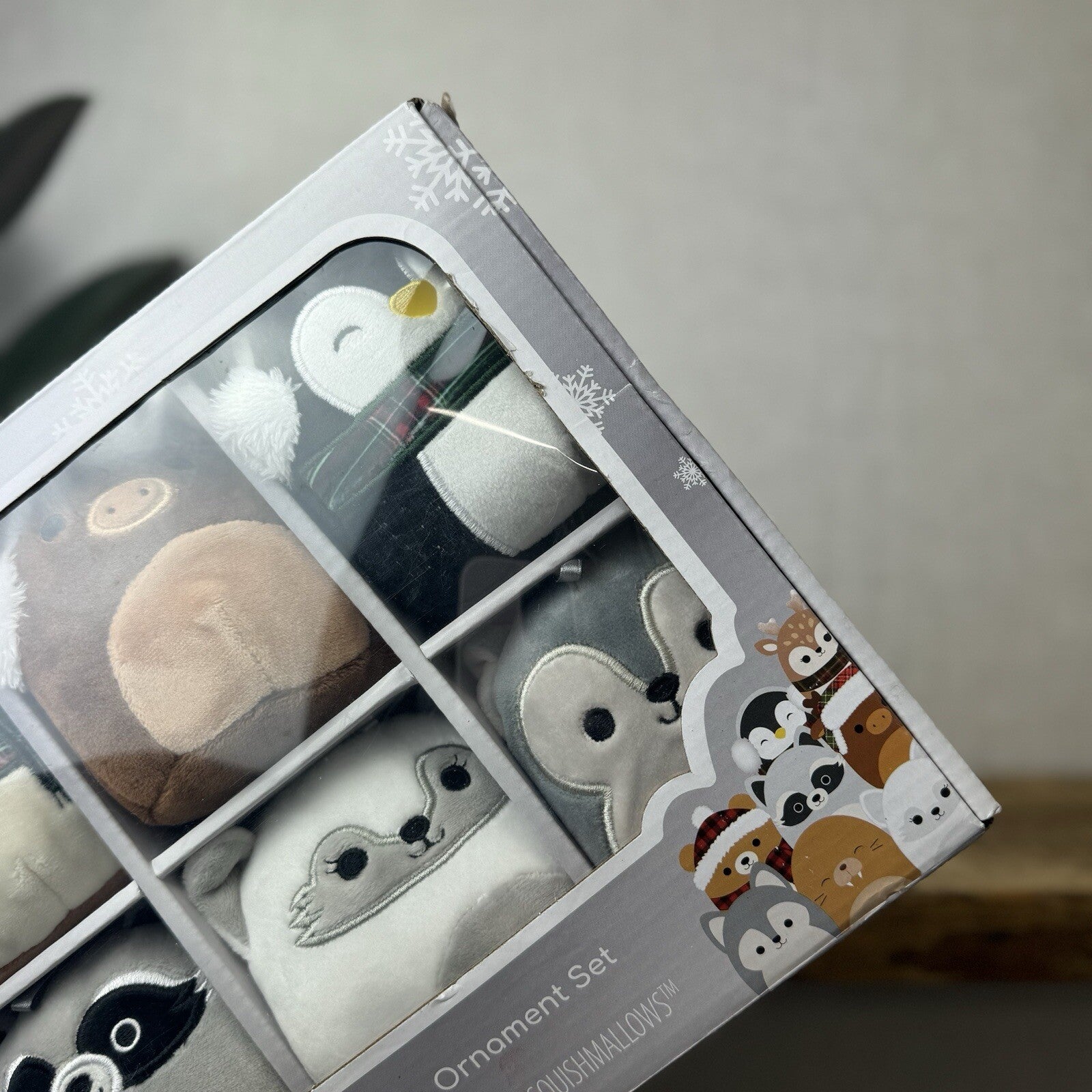 Squishmallow Plush Ornament Set x8 - New In Box Winter Squad 2021 Christmas Gift