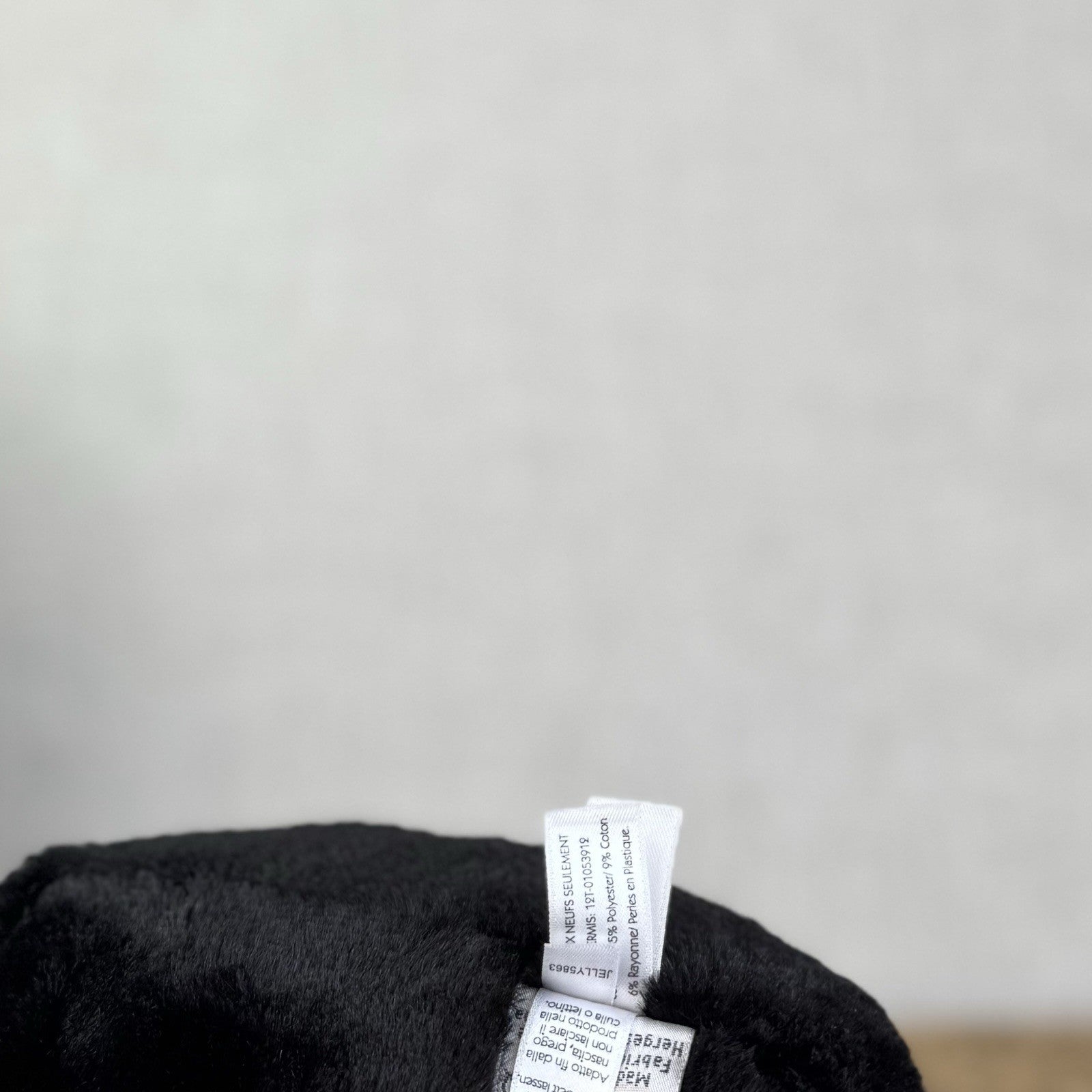 Jellycat Big JellyBot - Black Robot Beanie Soft Rare & Retired Larger Size 16”