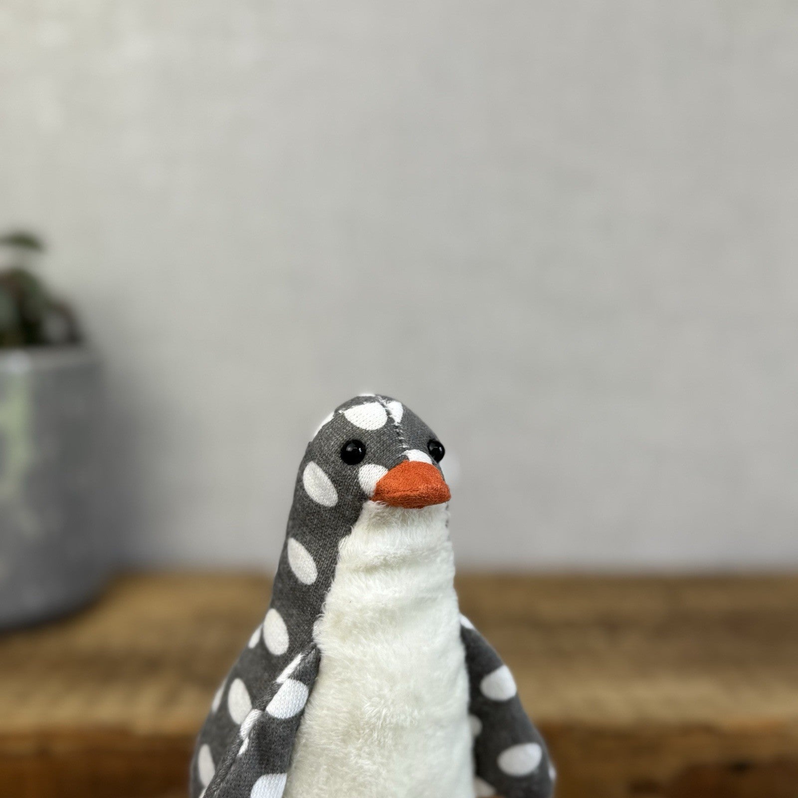Jellycat Polka Dot Penguin - Miniature Cotton Spotty Penguin Plush Fluffy Belly