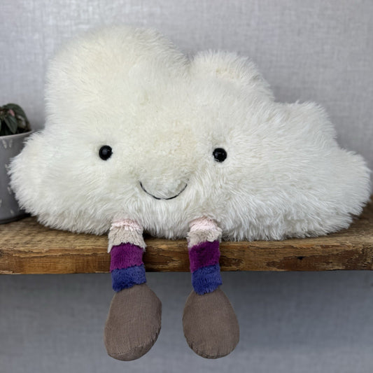 Jellycat Huge Amuseable Cloud Retired Rare (repaired/custom) Large 16”