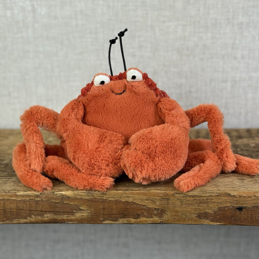 Jellycat Crispin Crab Small - Small Beanie Crab Soft Toy Collectible