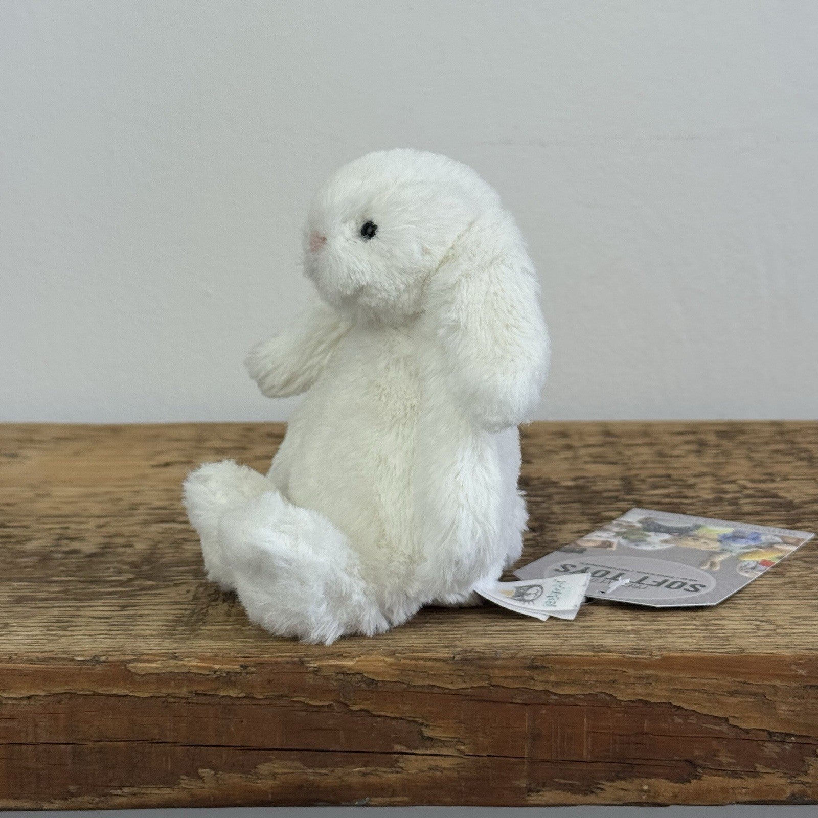 Jellycat Tiny Baby Bashful Bunny White - Little White Company Exclusive 5"