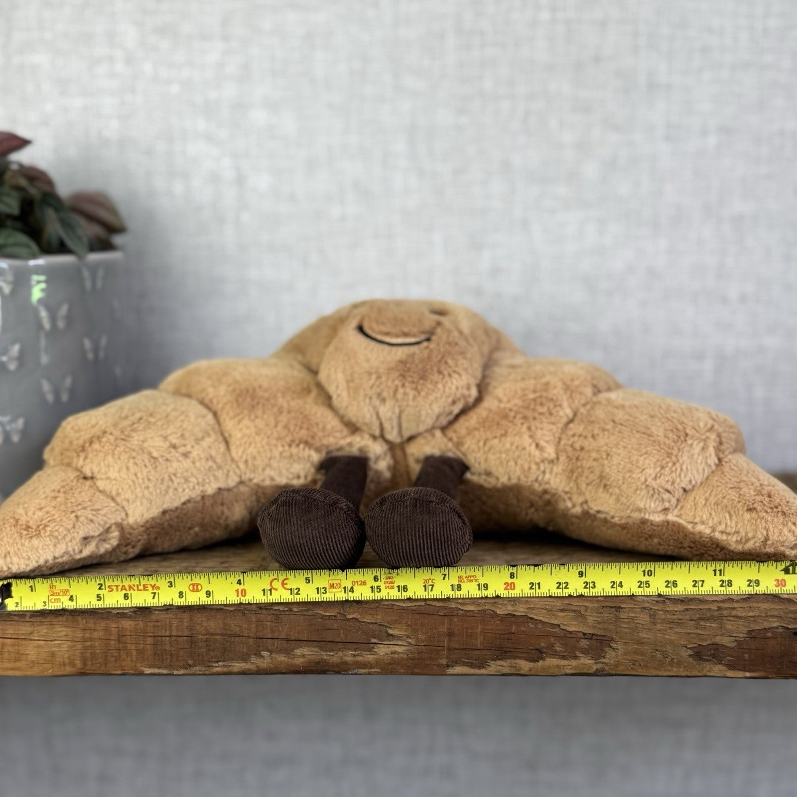 Jellycat Large Amuseable Croissant - Large Croissant Toy - Larger Pastry 12”