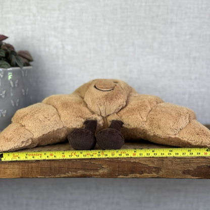 Jellycat Large Amuseable Croissant - Large Croissant Toy - Larger Pastry 12”