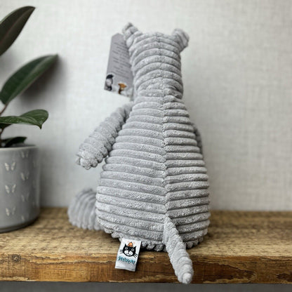 Jellycat Medium Cordy Roy Rhino - Large Grey Beanie Rhino Plush 14"