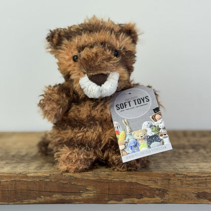 Jellycat Little Tiger - Small Retired Sitting Beanie Tiger Plush 7"