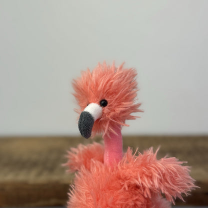 Jellycat Bonbon Flamingo - Mini Flamingo Fluffy Soft Toy Retired Rare 9"