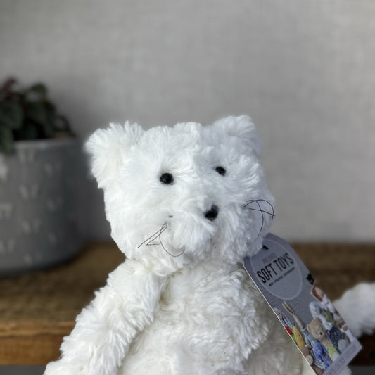 The Little White Company Tom Cat (Jellycat Collab) Squidgy Cat Small Beanie 11”