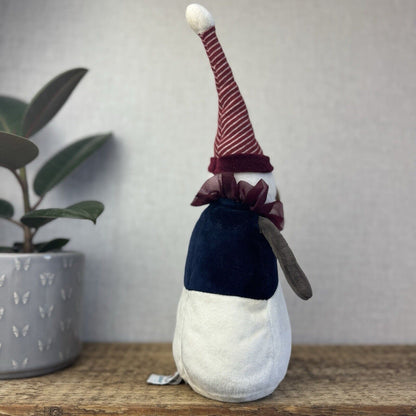 Jellycat Yule Snowman - Snowman With Collar & Hat - Scandi Christmas Retired 