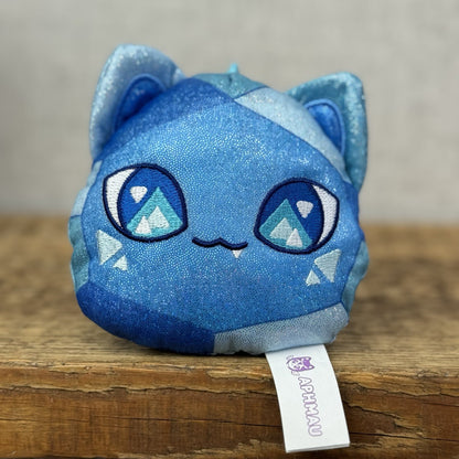 Aphmau MeeMeows- Sapphire Blue Keyring Bagcharm 4"