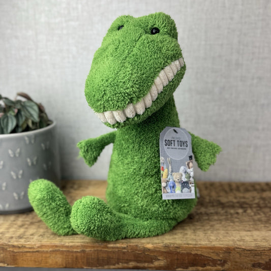 Jellycat Medium Toothy Croc - Large Green Crocodile  Smiling Rare Retired 16”