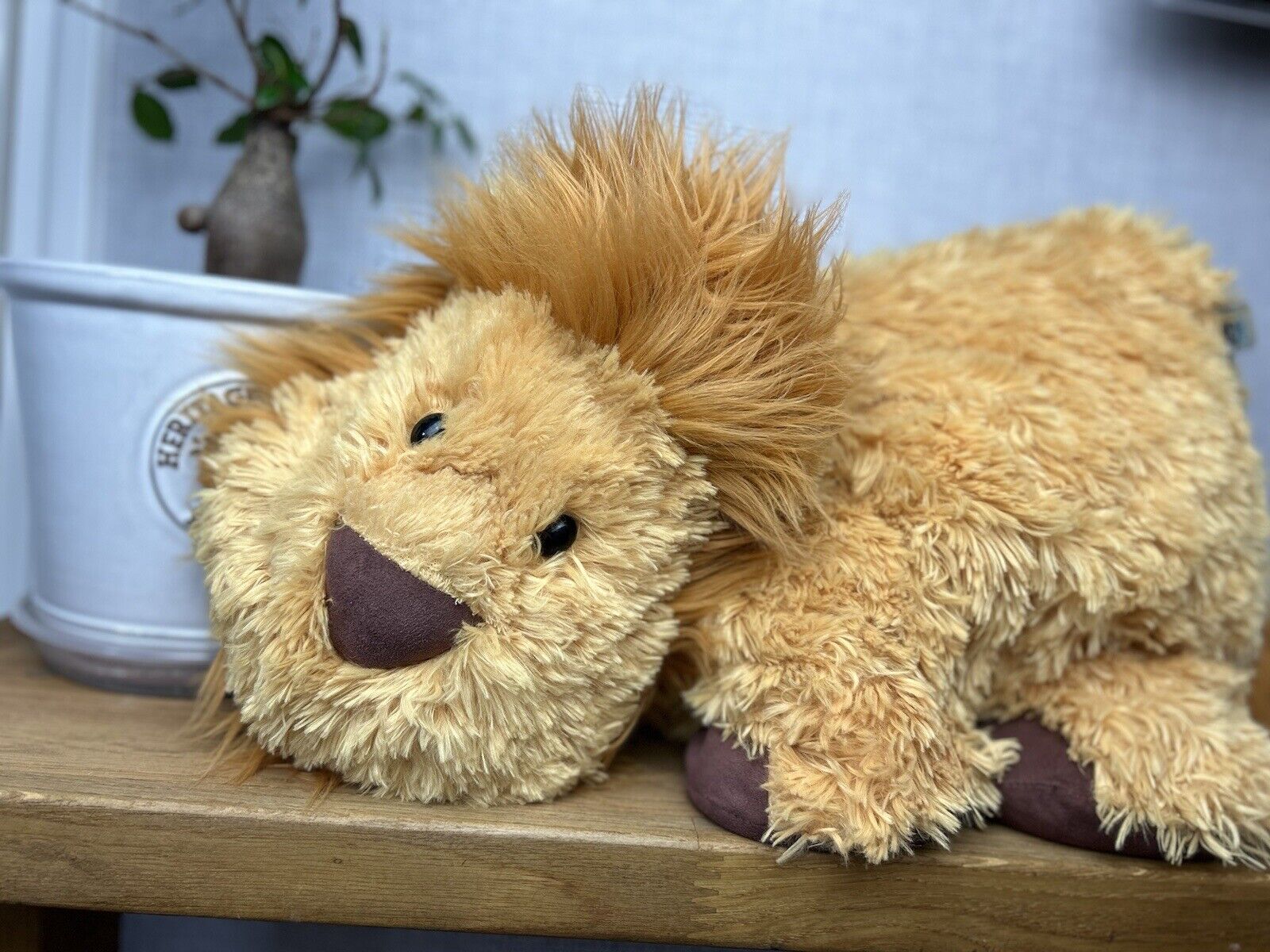 Jellycat HUGE Truffles Lion - Truffles Lion - Large Pillow Plush Lion Soother