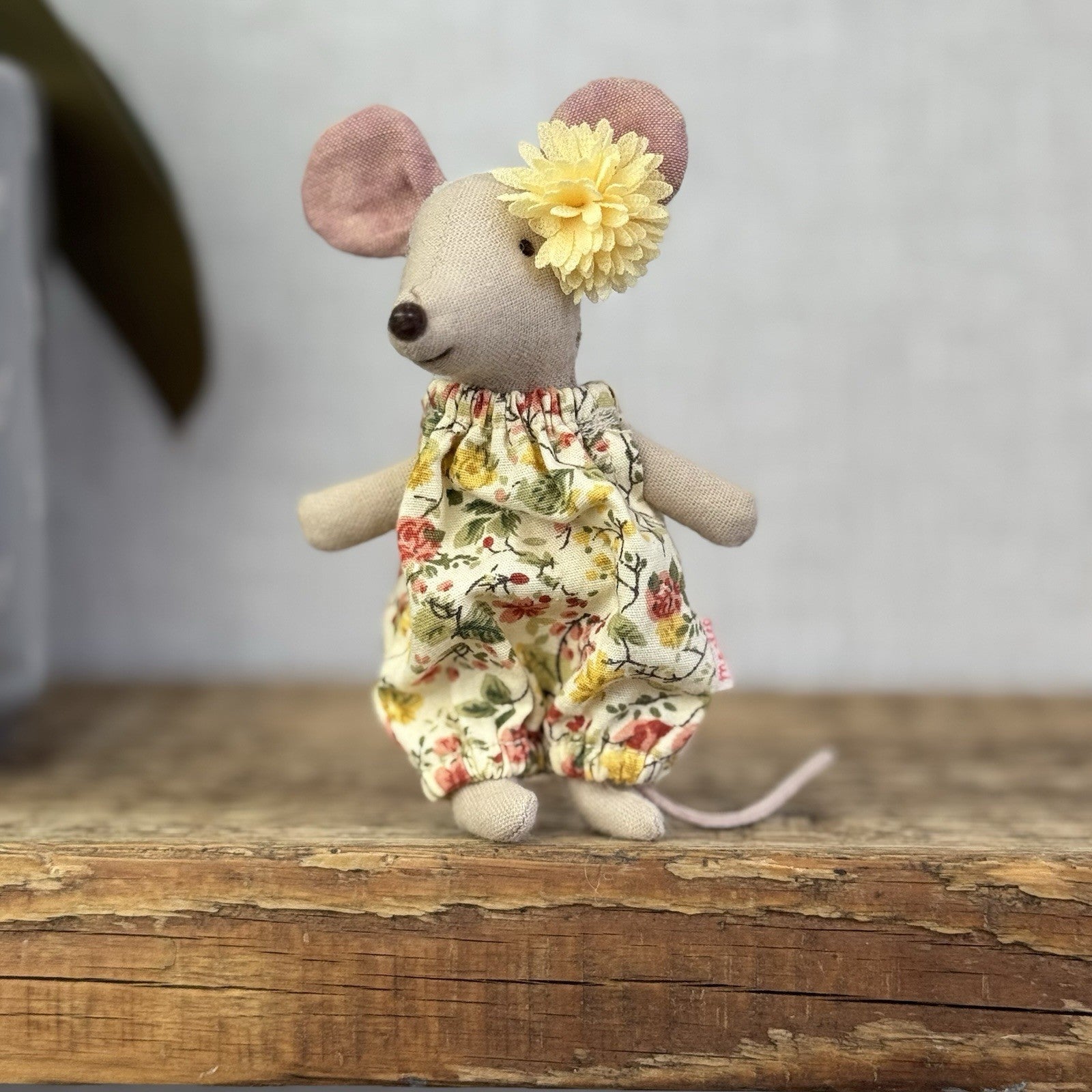 Maileg Mouse Clothes - Floral Romper & Headband Retired 2017 (Clothes Only)