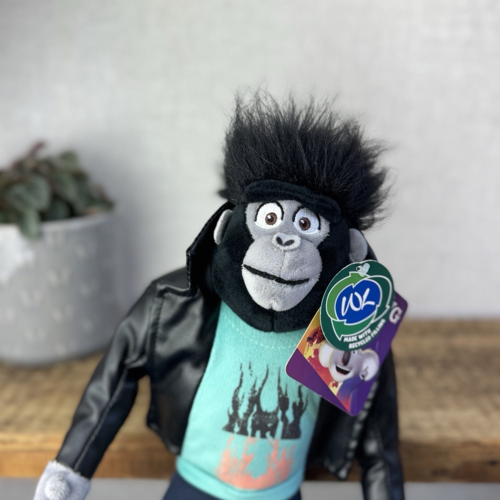 Sing 2 Johnny The Gorilla Soft Toy Plush Illumination Rare Sing Soft Toy