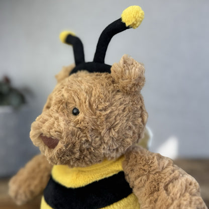 Bumblebee Bartholemew Bear Jellycat - New With Tags Bee Bear Soft Toy NWT 12"