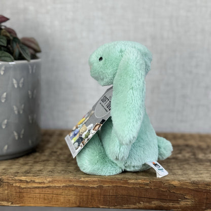 Jellycat Small Bashful Mint Bunny - Green Small Bashful Rabbit Rare, Retired 8"