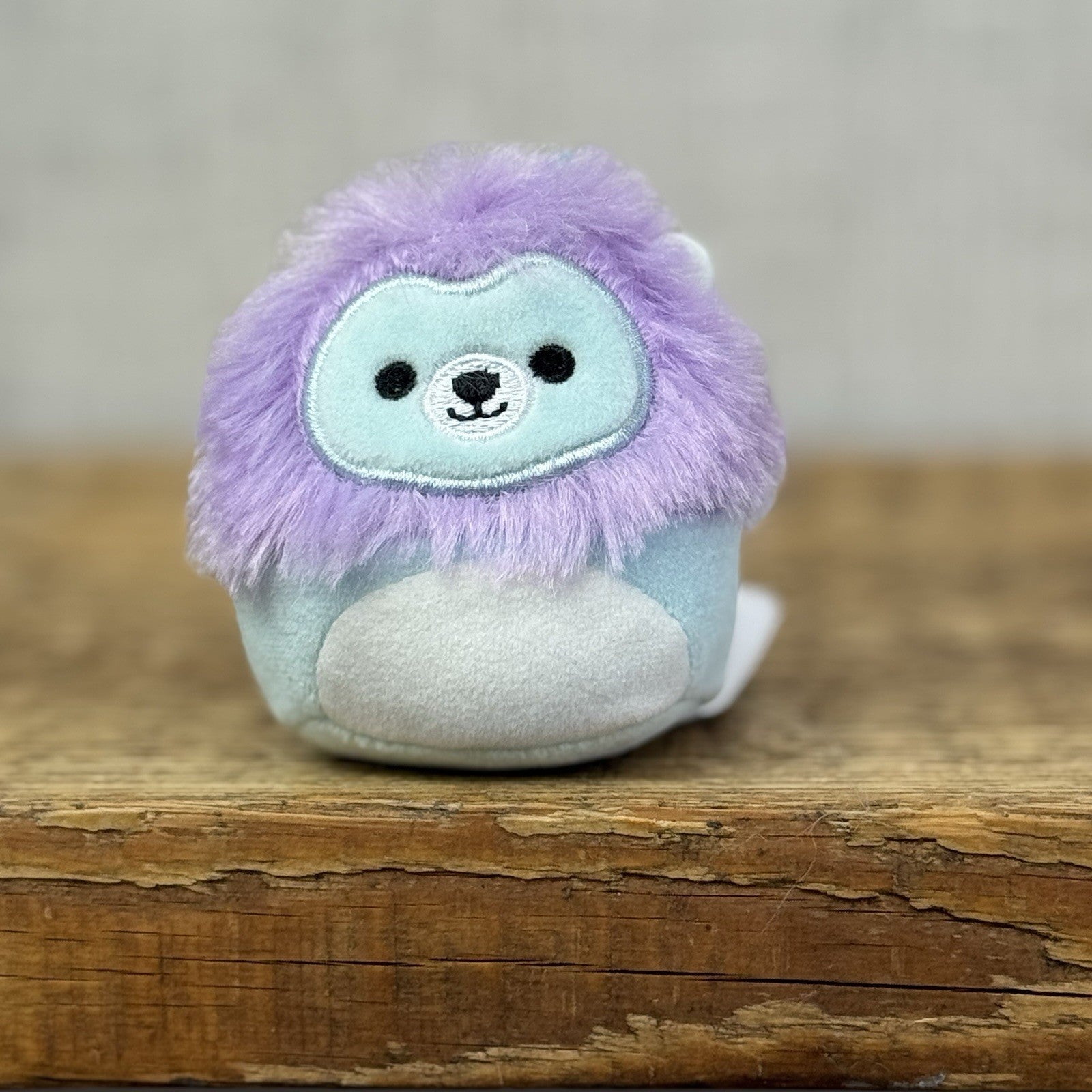 Squishmallow Micromallow - Luciano Purple/blue Lion (Multi Buy Discount)