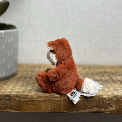 Jellycat Tiny Poppet Baby Fox - Baby Poppet Fox - Tiny Pocket Beanie Pal 4"