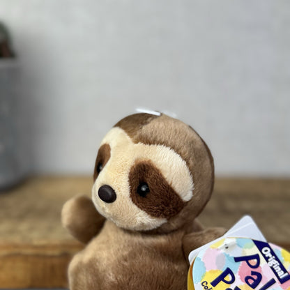 Aurora - Slomo Sloth - Palm Pals Mini Beanbag Plush Mini Sloth Wild Animal New