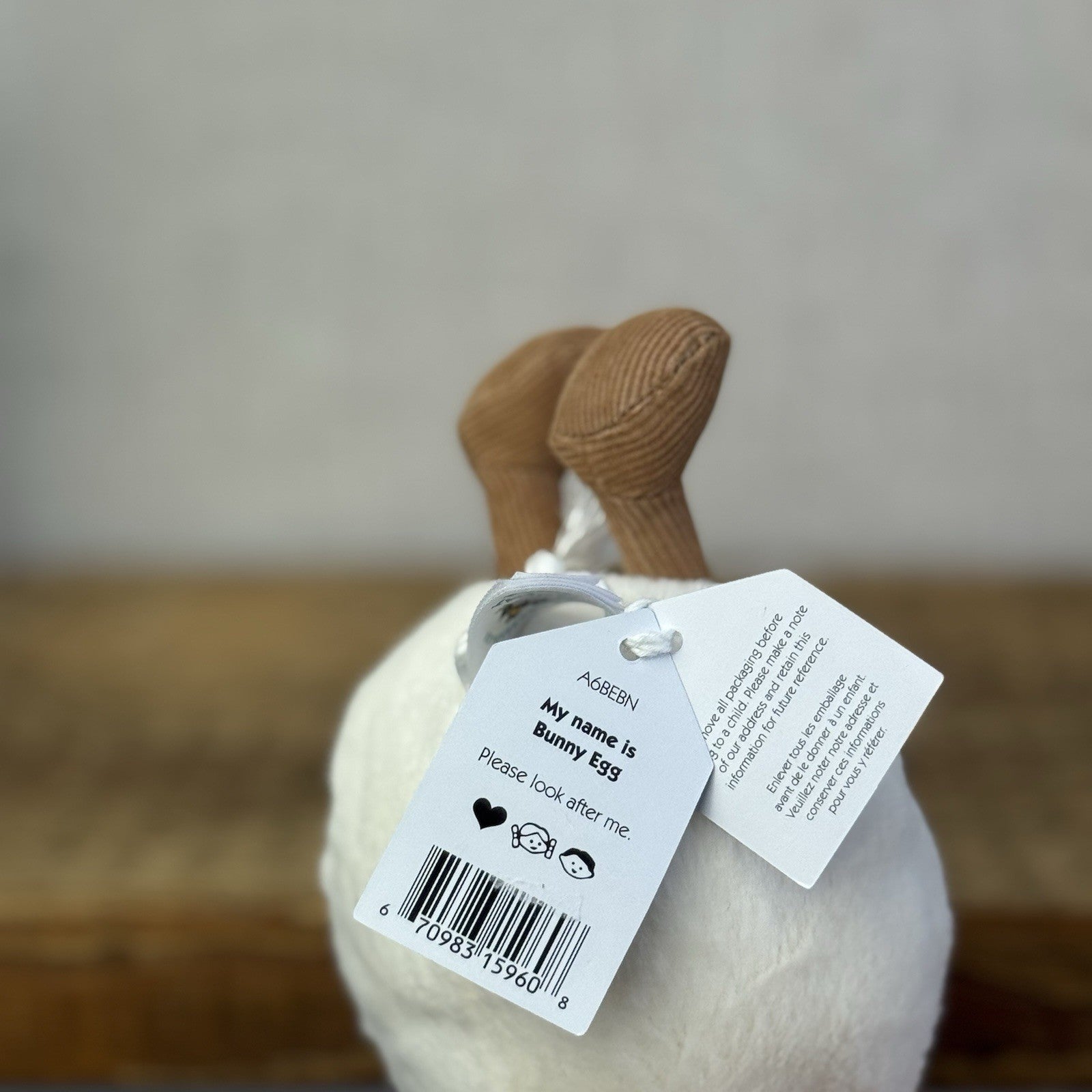 Jellycat Amuseable Bunny Egg - Rabbit Egg Novelty Jellycat Easter New Tags 6"