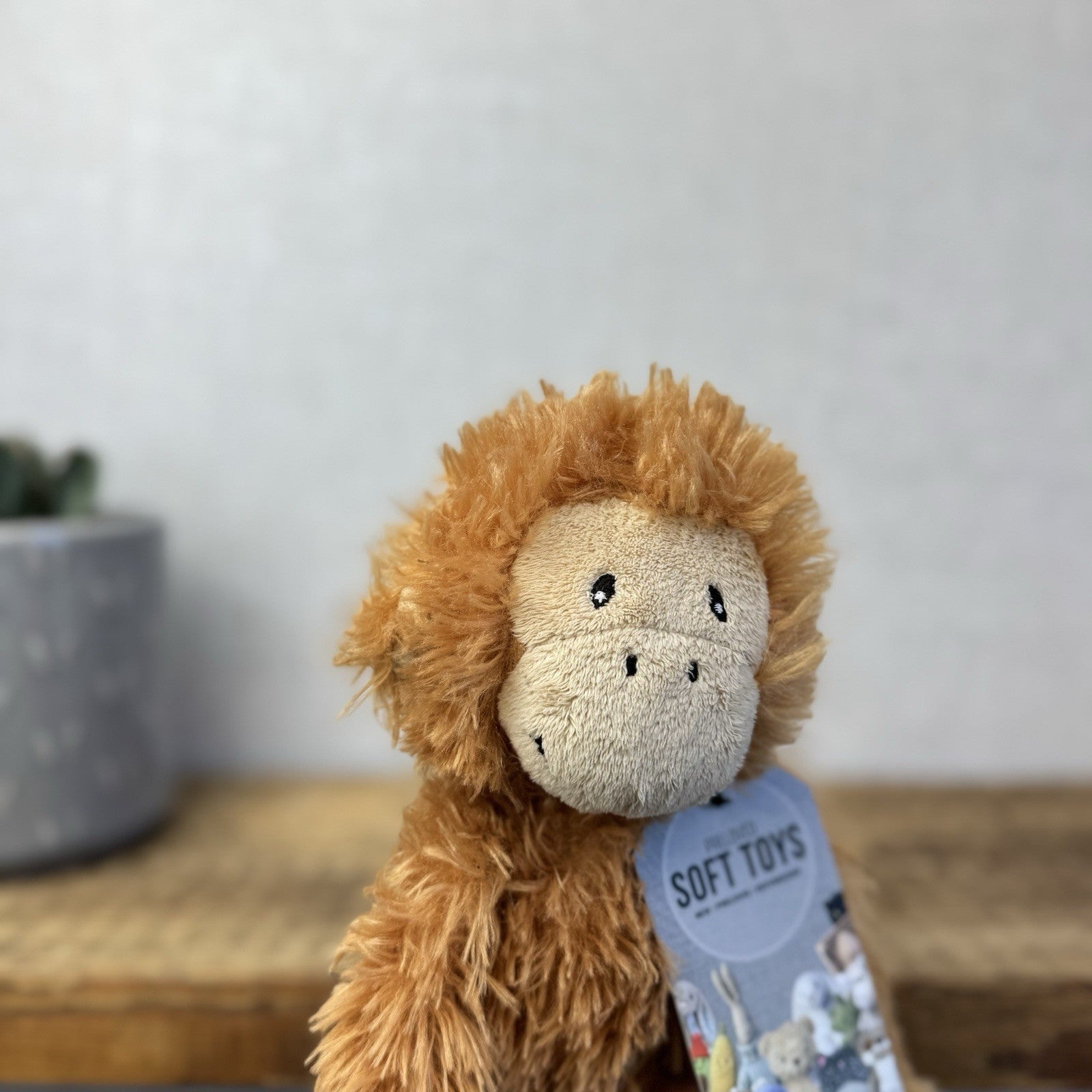 Marks & Spencers Small Cheeky Monkey  - Orange/Tan Orangutan Retired  - 7835230
