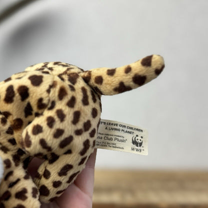 WWF Small Leopard Beanie - Anna Club Plush New With Tags Small Leopard Soft Toy 