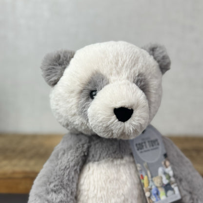 Jellycat Medium Buckley Panda - Snugglet Panda - Grey & White Panda (#2)