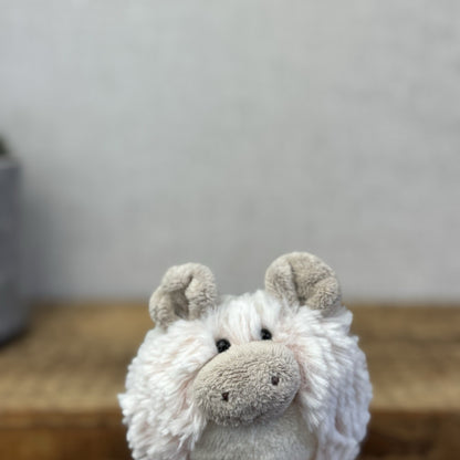 Jellycat Tiny Furball Piglet - Pink Pig Ball Vintage Mini Beanie Plush 4"