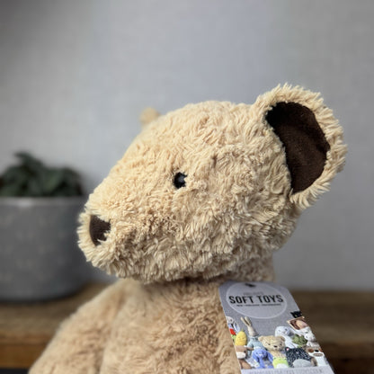 Jellycat Edward Bear Large - Big Light Brown Traditional Beige Bear Rare 17”