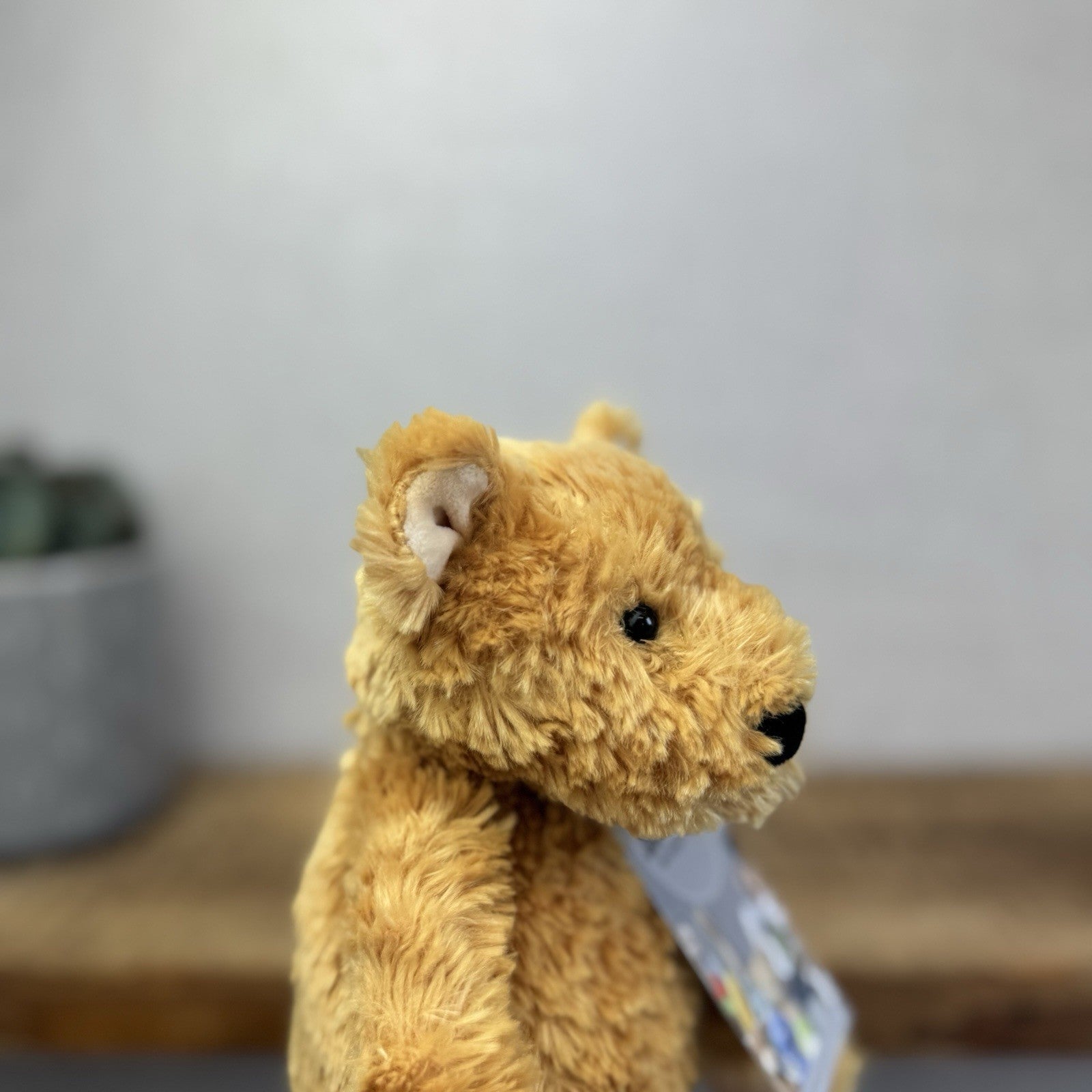 Jellycat Small Pickles Bear - Vintage Jellycat Golden Bear New Without Tags 12"