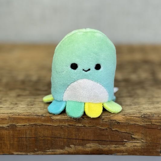 Squishmallow Squishville - Jonny Octopus Blue/Yellow Mini 2"(Multi Buy Discount)