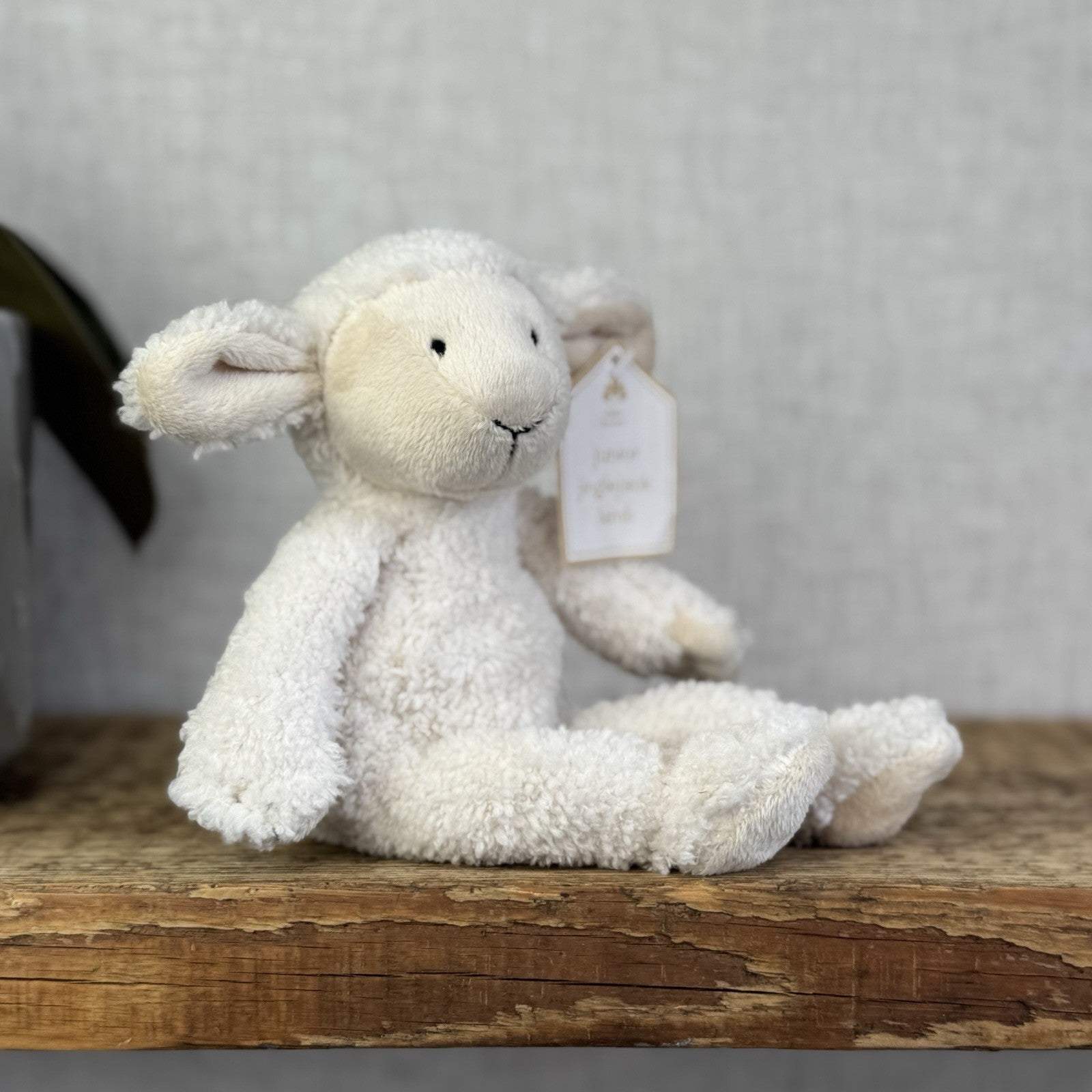 Jellycat Jellykitten Junior Jinglejack Lamb - Vintage Tiny Lamb (Slackajack) 9”