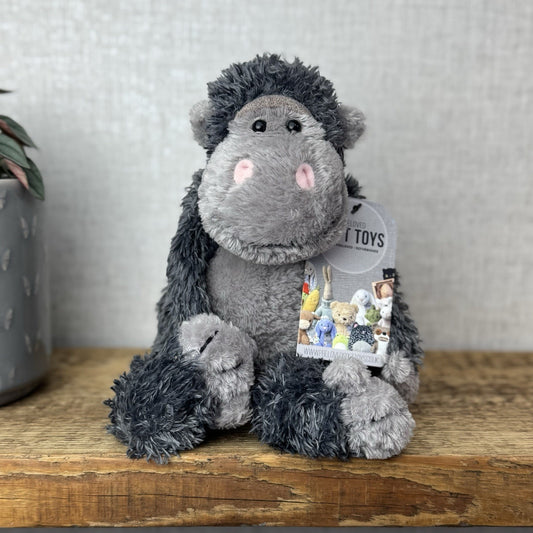 Jellycat Small Bunglie Monkey - Bunglie Grey Gorilla Vintage Soft Toy Rare 10"