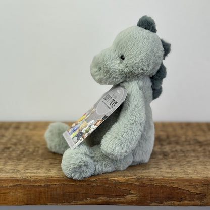 Jellycat Small Puffles Dino - Small Super Soft Sitting Dinosaur Rare/Retired 8"