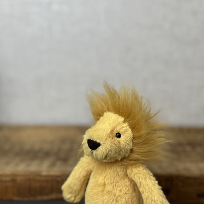 Jellycat Tiny Bashful Lion - Miniature Beanie Lion Retired Rare Small NWOT 6"
