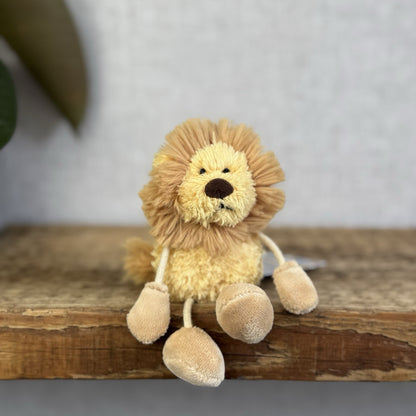 Jellycat Lion Jungle Babbler Vintage Soft Plush Toy Retired 4.5" (working Order)