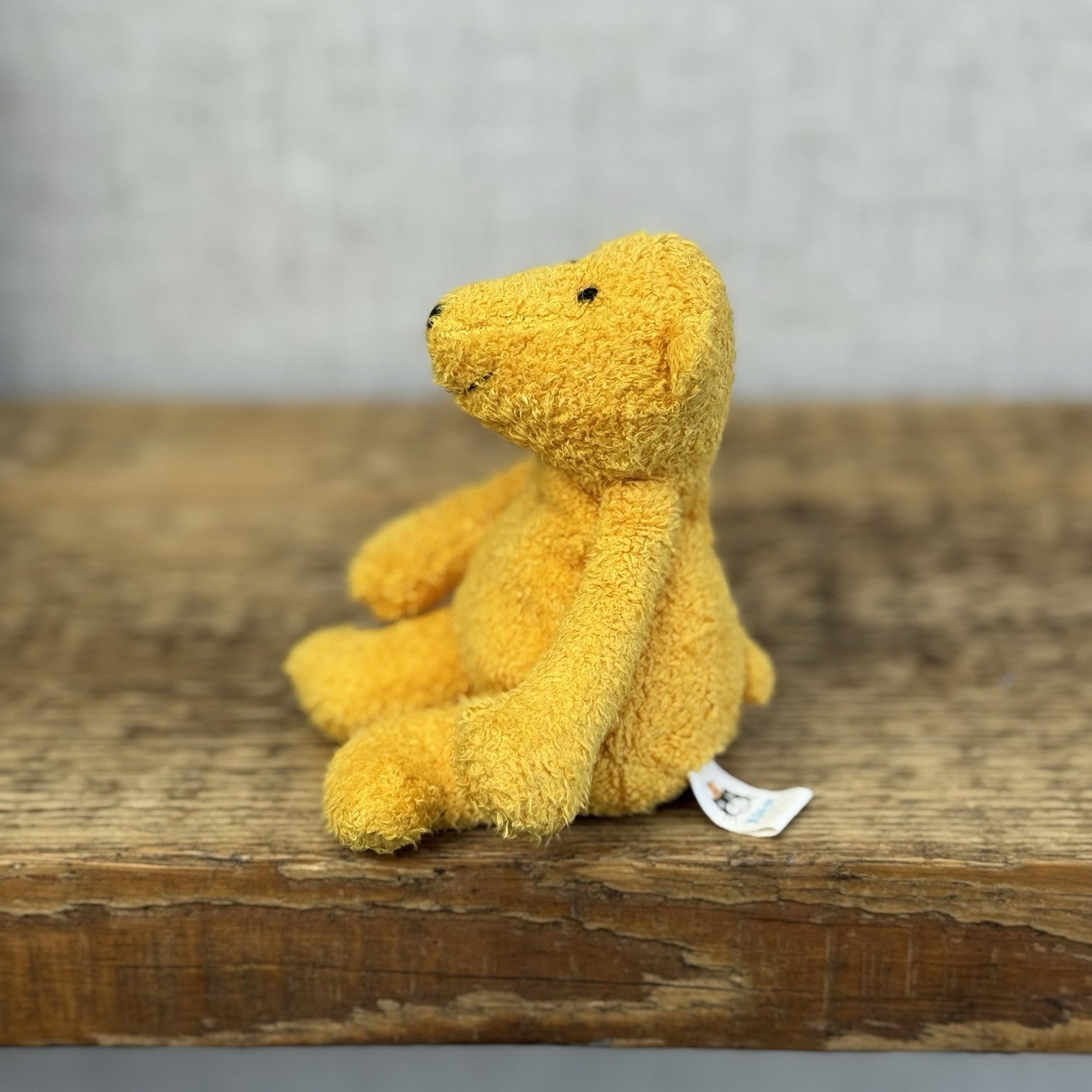 Jellycat Baby Bunglie Bear - Tiny Vintage Beanbag Bear Rare, Retired 5"