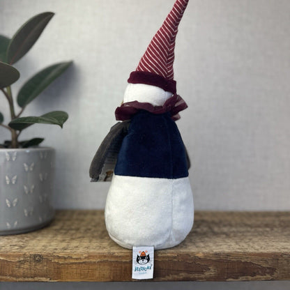 Jellycat Yule Snowman - Snowman With Collar & Hat - Scandi Christmas Retired 
