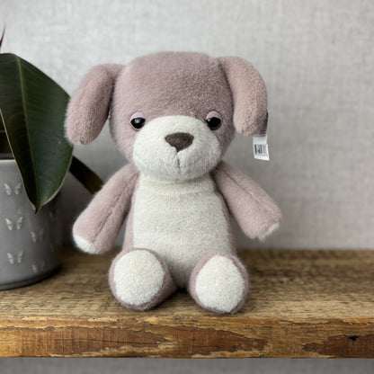 Jellycat Beepi Dog Medium Fluffy Soft Light Brown Plush Beanie With Tags 10”