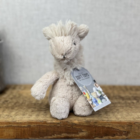 Jellycat Small Bashful Llama - Small Beanie Llama Retired & Rare Plush 8"