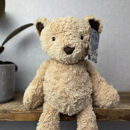 Jellycat Medium Oliver Bear - Old RARE Bear Original Oliver Bear Brown/Tan 16"