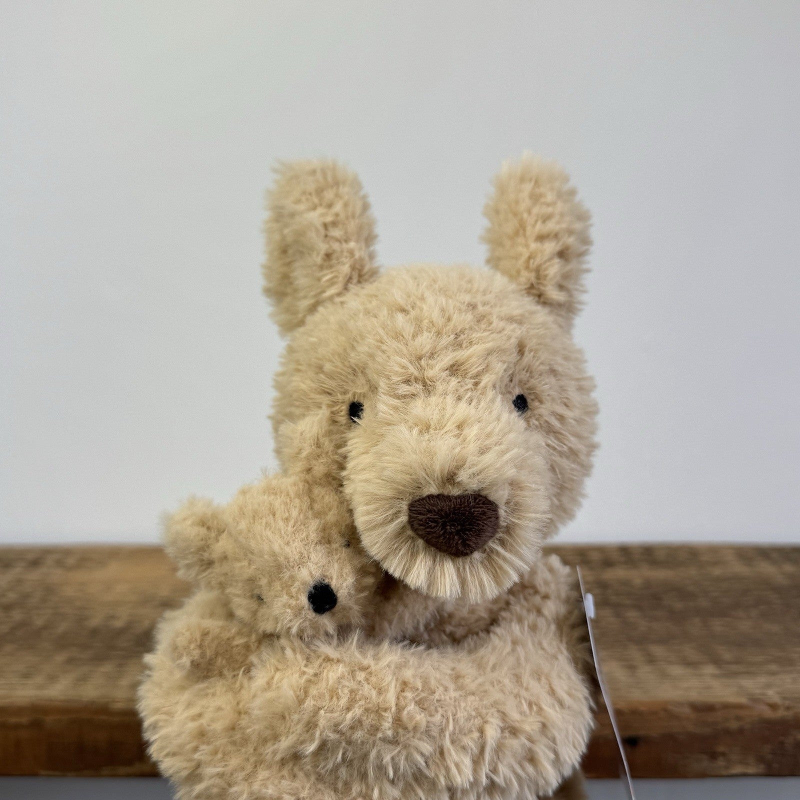 Jellycat Huddles Kangeroo - Kangeroo With Baby Soft Toy NWOT 12"