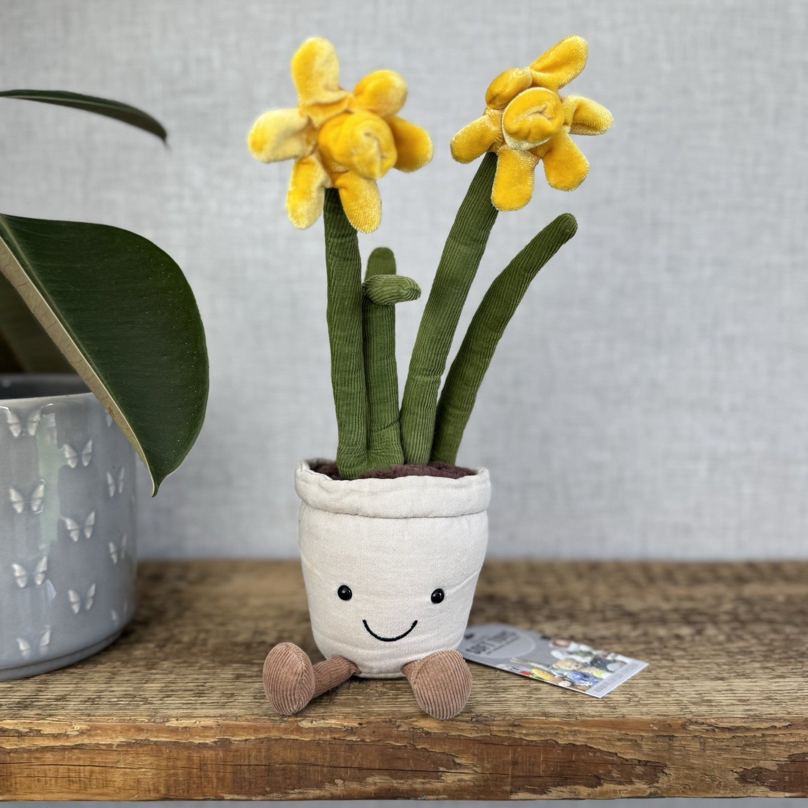 Jellycat Amuseable Daffodil Plant Pot - Retired Soft Toy Flower Pot Plush Medium