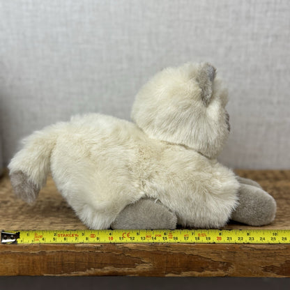 Dakin Vintage Persian Cat Soft Toy - Fluffy Persian Kitten Cat Soft Plush 10"
