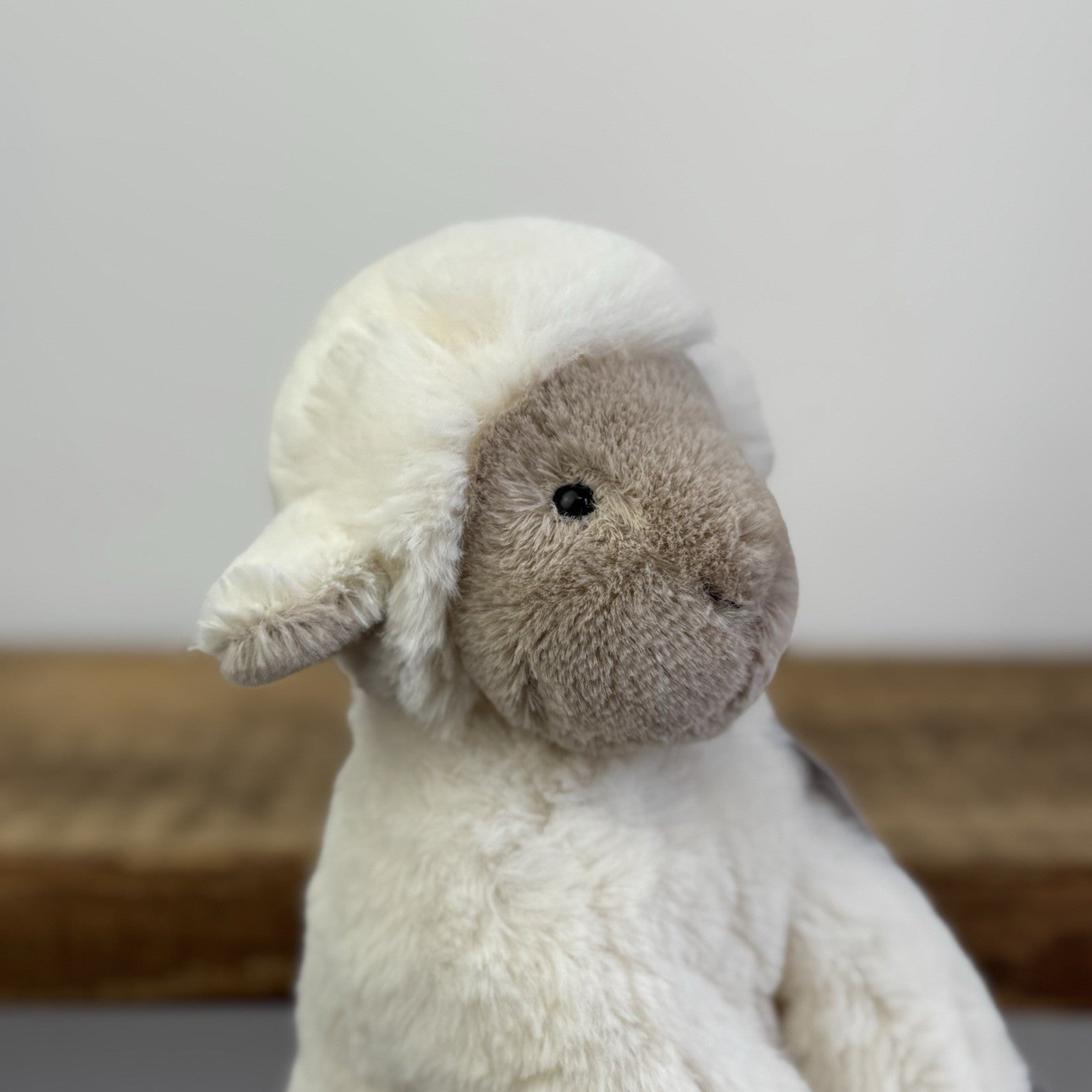 Jellycat Small Libby Lamb - Small Fluffy Lamb Soft Toy Sitting Retired 8"