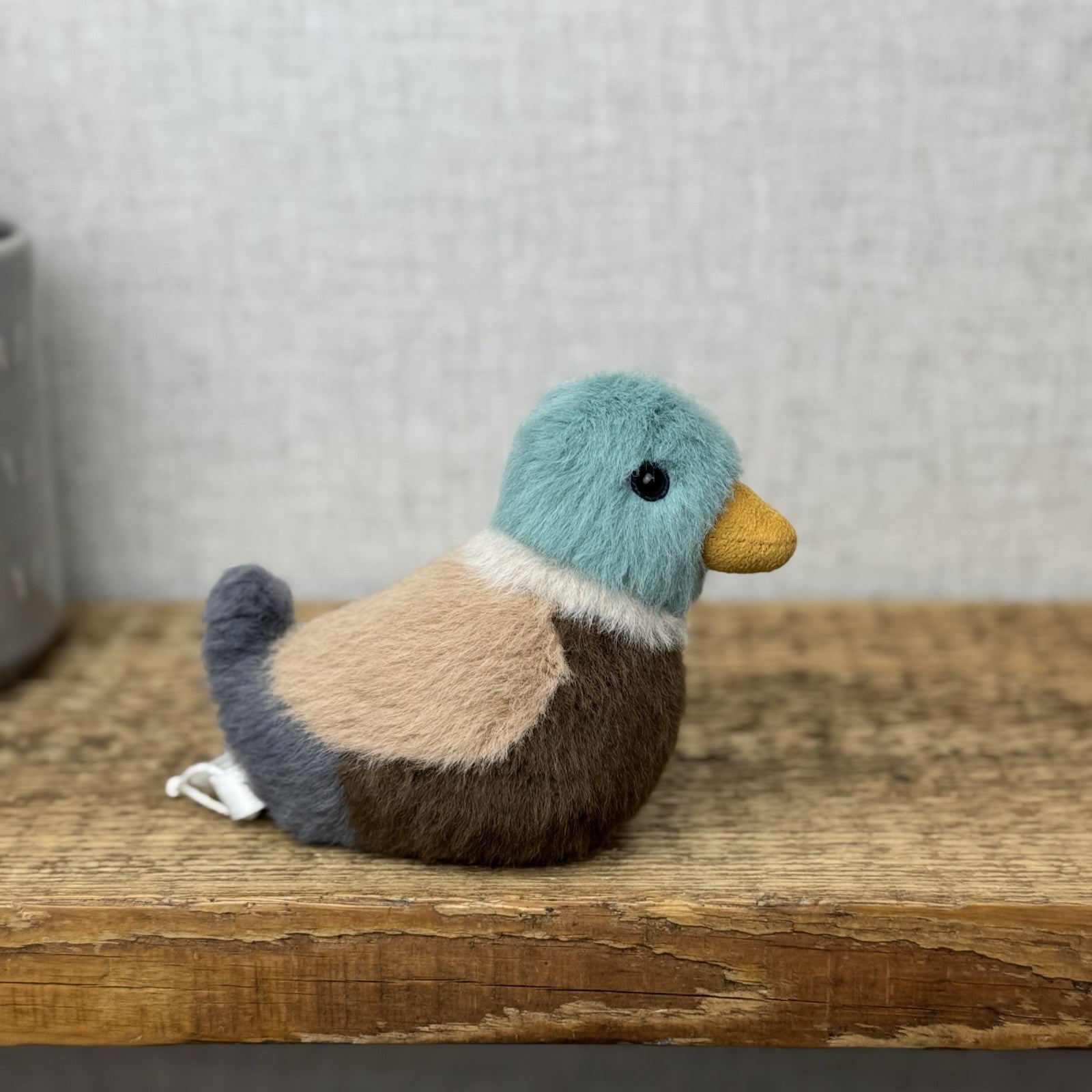 Jellycat Birdling Duck - Mallard Pocket Size Fluffy Bird Plush Retired 5" (#2)