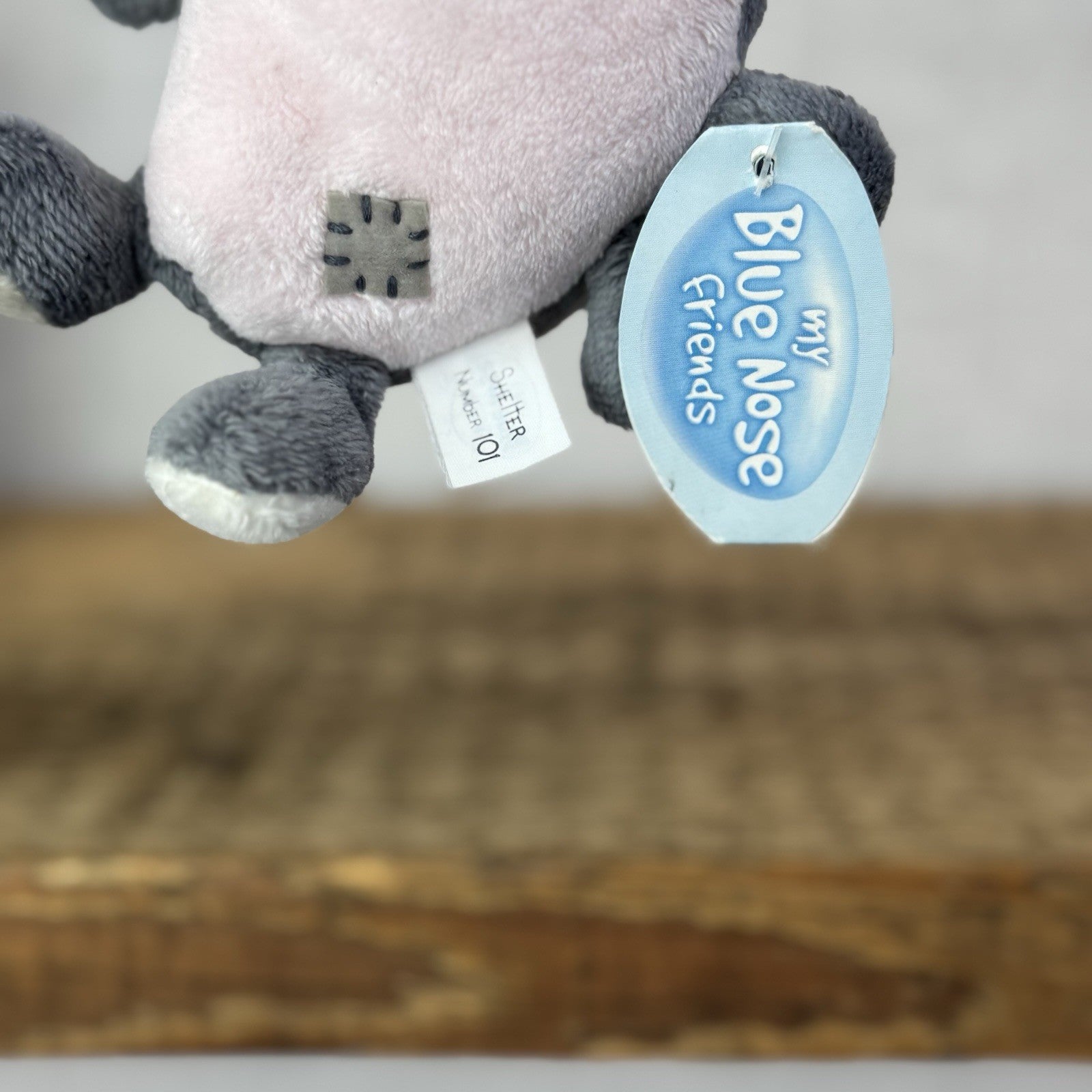 Blue Nose Friends Shelter The Woodlouse #101 - Mini Bug Soft Toy Beanie 