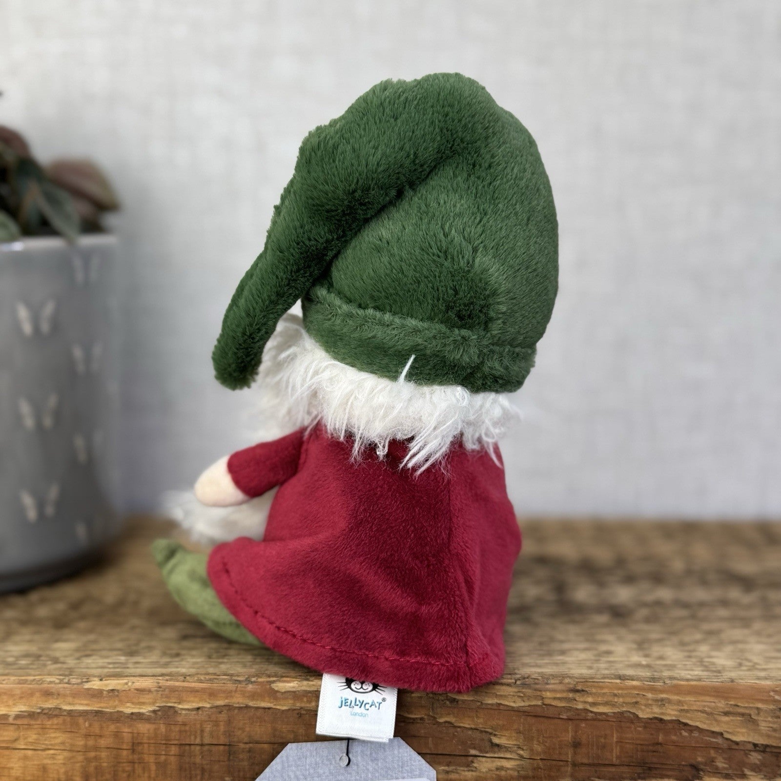 Jellycat Noel Nisse Gnome - Small Garden Gnome Soft Toy Beanie Display 6"